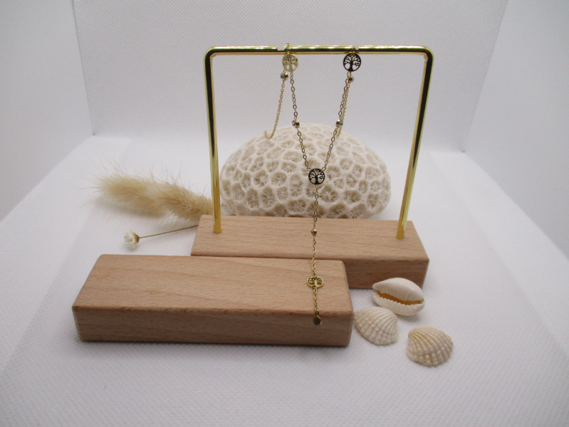 Collier arbre de vie doré