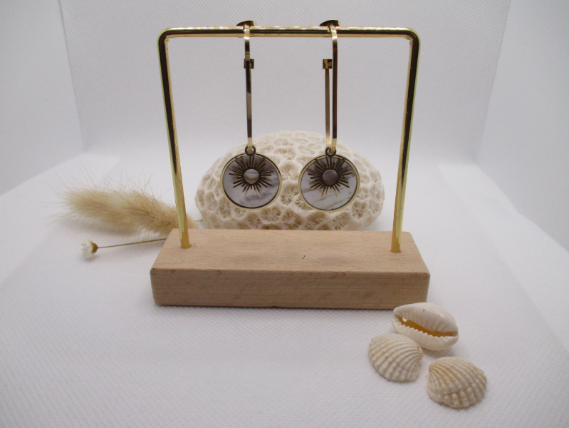 Boucles d'oreilles or