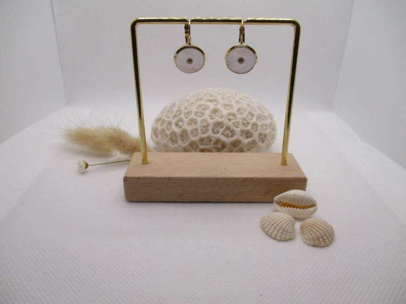 Boucles d'oreilles dormeuses